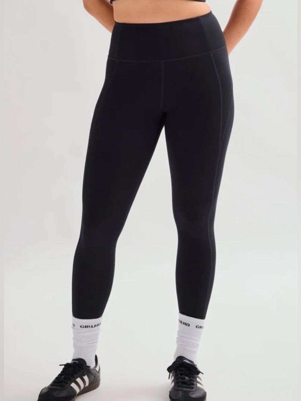 GIRLFRIEND COLLECTIVE Black 4008 Compressive High-Rise Active Leggings Size XS
